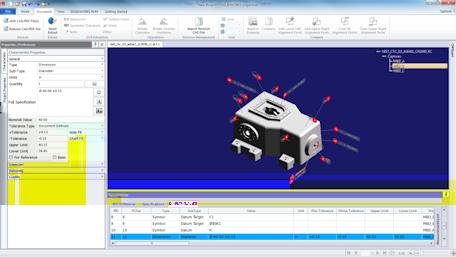 SOLIDWORKS Inspection Denetleme projesini tamamladıktan sonra, bir Microsoft Excel dosyası veya bir 2B PDF oluşturabilirsiniz.