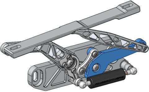 SOLIDWORKS Simulation Bir Topoloji etüdü ile en iyi güç-ağırlık oranını bulmak, kütleyi minimuma indirmek veya bir bileşenin maksimum yer değiştirmesini azaltmak için bir tasarım hedefi