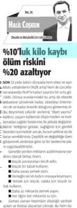 önlemenin de ne kadar önemli olduğunu göstermiş oldu. Beynimize yıllardır yerlemiş diyet yapma kalıbını, yaşam kalitemizi düşürmeden ve kısıtlamadan sağlıklı beslenme ile pekala değiştirebiliriz!