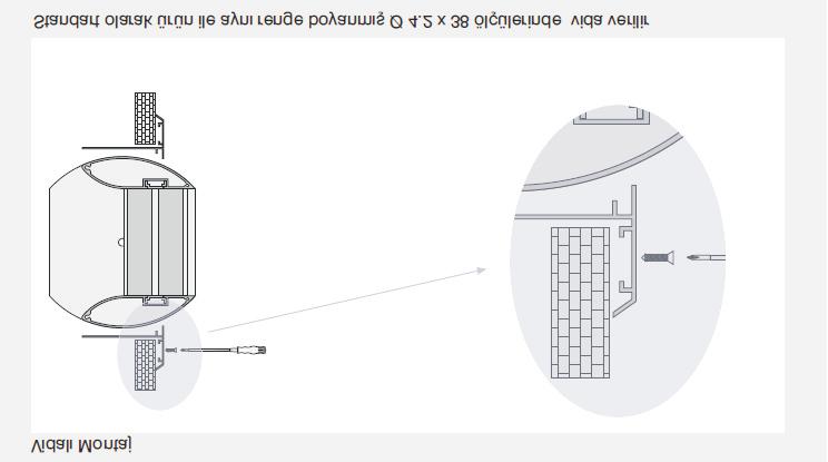 TA Montaj Vidalý Montaj Standart olarak ürün ile ayný renge boyanmýþ 4. x 38 ölçülerinde vida verilir. Teknik Þartname Isýtma veya soðutma havasýný, uzun mesafelere atabilecek silindirik difüzör.