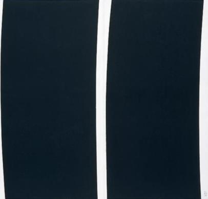 Resim 16. Richard Serra, Çift Enine (2 Panelli Diptik), Gravür, 228.6x243.8cm, 2004. Resim 17.