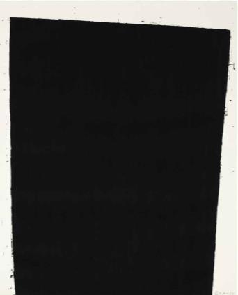 Resim 10. Richard Serra, Çamurlu Su, Paintstik ile Serigrafi, 188 153.7cm, 1987. Resim 11.