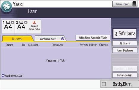 [Ana] Ekranı Kullanma Simge Sistem Mesajı Widget'i Açıklama Makine sisteminden ve uygulamalardan gelen mesajları görüntüler. Dilleri Değiştir Widget'i Mlzm.