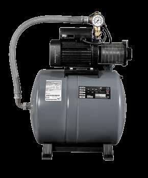 Grundfos Hidrofor Sistemleri CM PT Serisi Tanklı Hidroforlar Genel Özellikleri Pompa tipi Nominal debi Kademe sayısı Pompa versiyonu Tank Tank hacmi Voltaj CM 1-3 A PT 24 lt 1x220-240V CM PT;