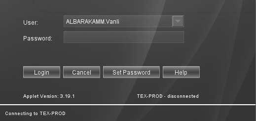 Password» butonuna tıklayınız.