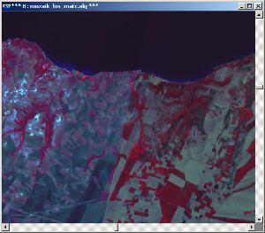 nalizde uzun yıllar ortalaması yıllık toplam yağış verileri kullanılmıştır (Şekil 4). Şekil 6. Güney Marmara Havzasının mozaiklenmiş sahte renkli görüntüsü (RGB:321) Şekil 4.