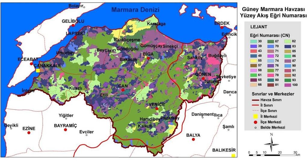 Güney Marmara Havzası-kış potansiyeli 4. SONUÇ Şekil 10.