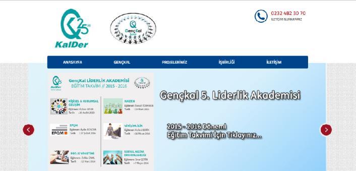 Web Sitesi GençKal olarak internet üzerinde http://genckalizmir.org/ adresinden GençKal ın tüm etkinlik, duyuru ve çalışmalarını içeren bir web sitemiz bulunmaktadır.