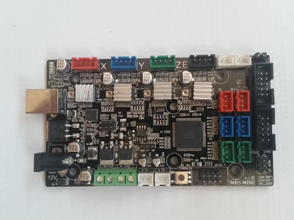 ADIM 5 Kontrol kartı Y-Z adım motor kabloları (60cm) Ekran bağlantı kabloları YSB M3x8 3 Adet Kablo Bağı Kontrol kartı üzerindeki bağlantılar alttaki resimde gösterilmektedir.