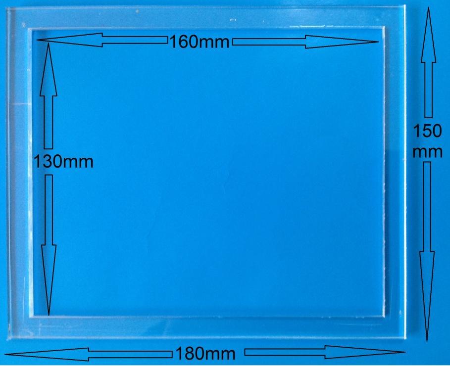Şekil 5.1 Fiber-Glass çerçeve. Ayrıca su içerisinde bulunan çözünmüş gazın kavitasyon etkinliğine olan olumsuz etkisini minimum düzeye indirebilmek için gazın sıvıdan tahliye edilmesi gerekmektedir.