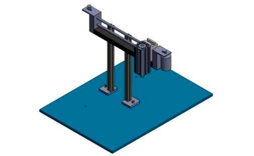 28 3.3.1. Sistemin Cad Tasarımı Tez kapsamında otomatik taşıma sistemi olarak incelenecek olan otomatik taşıma sistemi Solidworks [Solidworks, 2011] programında aşağıdaki şekilde modellenmiştir.