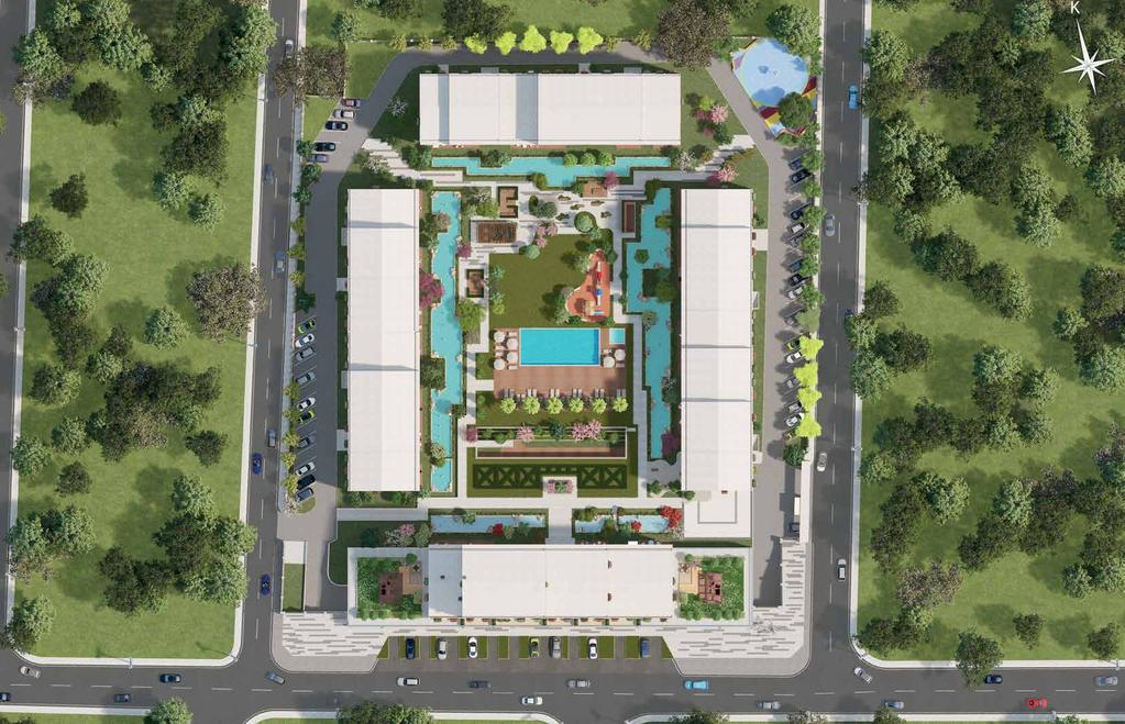 YERLEŞİM PLANI LAYOUT Konsept Proje PLAN PARK ALANI 3 POTA BASKET ALANI D BLOK E BLOK AÇIK HAVA DİNLENME ODALARI AÇIK HAVA DİNLENME ODALARI AÇIK HAVA DİNLENME ODALARI SEYİD ÇAVUŞ SOK.