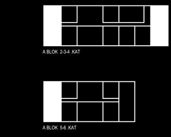 Koridor: 4,03 m 2 Mutfak: 14,00 m 2 (Mutfak: 8,37 m 2 + Kapalı Balkon: 5,63 m 2 ) Salon: 28,66 m 2 Yatak Odası 1: 9,55 m 2 Yatak Odası 2: