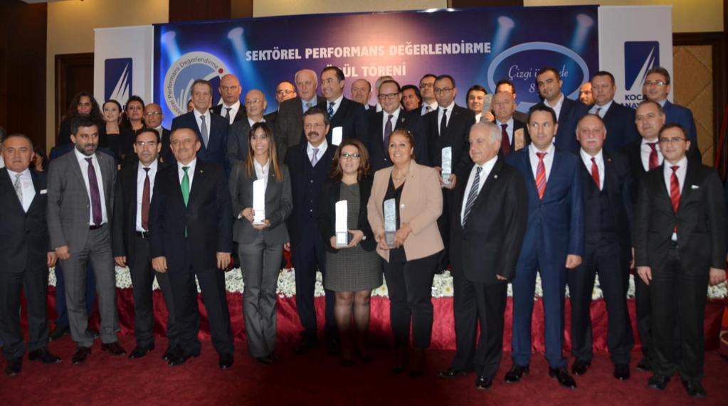 215 YILI KASIM AYI FAALĠYET RAPORU Ġġ GELĠġTĠRME ÇALIġMALARI Kocaeli Sanayi Odası nda Proje ÇalıĢmaları Sektörel Performans Ödül Töreni Sektörel Performans Değerlendirme ödül organizasyonu için firma