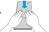 Kağıt ve Ortam Zarfları paketinden çıkar çıkmaz bypass kasetine yüklemezseniz bel verebilirler. Sıkışmalarını önlemek için bunları düzleştirin. 3.