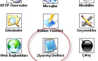 Bakın yönetici panelinde nasıl görünecek Yönetici ara yüzlü hazırladığımız modülün tüm dosyalarına