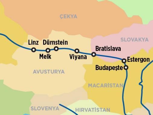 Gün Budapeşte / Macaristan 06.30 -- 7. Gün Budapeşte / Macaristan -- 04.00 7.