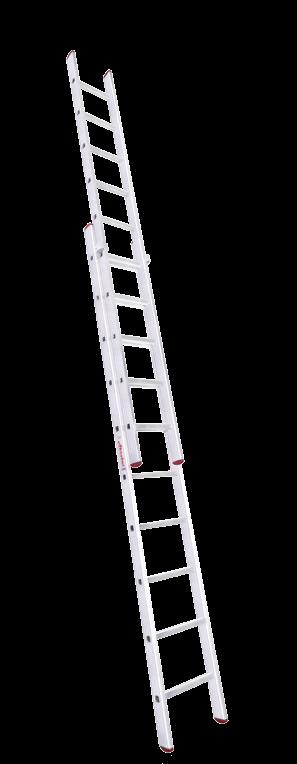 İki Parçalı Sürgülü Merdiven Two-Piece Sliding Ladder Basamak Sayısı Number Of Steps Teknik Özellik Tablosu /Technical Specification Table Yükseklik/Height H1 H2 Genişlik/Width A-B Koli Ebatı