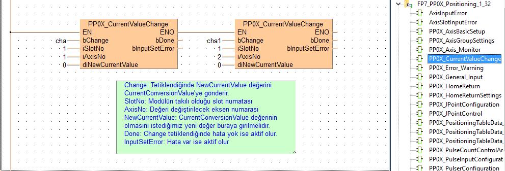 Şimdi ise Axis_Monitör parametrelerinde söylediğimiz CurrentConversionValue değerini silmek veya değşitirmek için