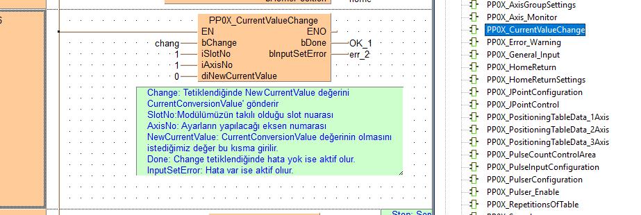 ekleyelim Ekranın sağ tarafında bulunan Instruction kısmından Location segmesi seçilerek eklemiş olduğumuz kütüphane içine girelim.