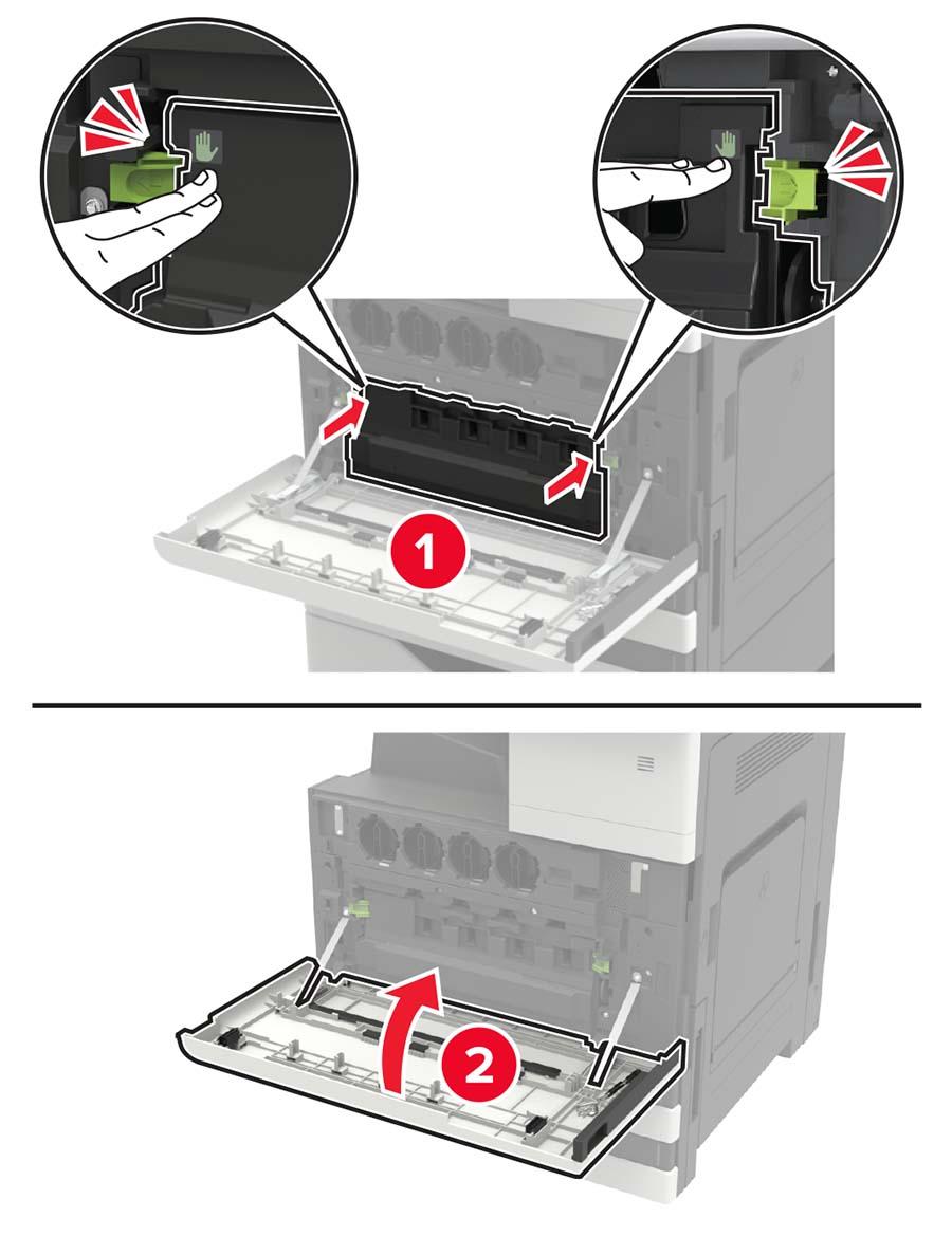 Yazıcının bakımını yapma 80 6 Yeni atık toner