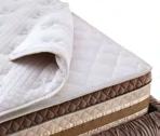 Royal Serisi FlexiGold Altın rengi figürler ile süslenmiş yatağınız zarafet ve zenginliği ile göz doldurmaktadır. Soft dokulu örme kumaşı sayesinde ekstra konfor sağlamaktadır.