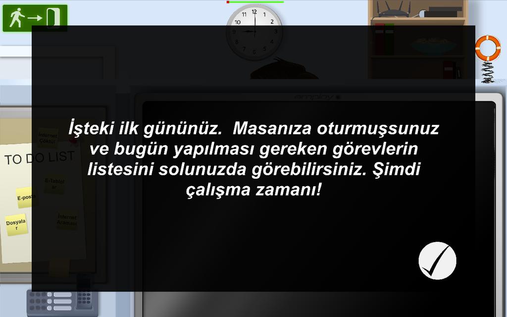 Ofis Arayüzü Tanıtımı İş günlerinde iş yerinde kaç saat kaldıklarını hesaplayabilecek Bu öğrenme sayfaları sayesinde öğrenciler: #Oyunun kaydedilmesi,