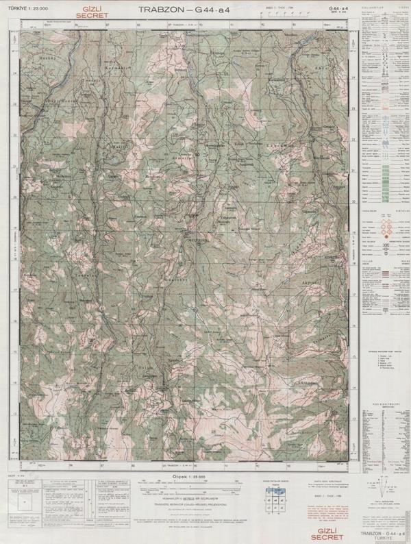 Ülkemizde düzenlenmiş 5557 adet topoğrafik harita mevcuttur. Bunun yaklaşık 1000 tanesini Orman Mühendisleri yapmıştır.