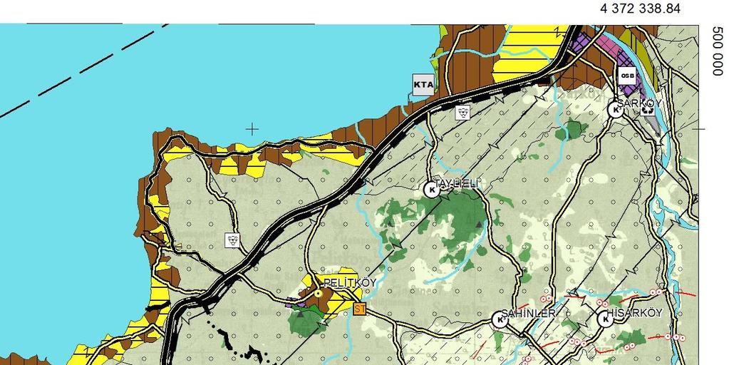 PLANLAMA ALANI PLANLAMA ALANININ BALIKESİR - ÇANAKKALE PLANLAMA BÖLGESİ 1/100.000 ÖLÇEKLİ Ç.D.P J17 PAFTASINDA KONUMU 4- JEOLOJİK DURUM, DEPREM Planlama alanına ait 26.01.