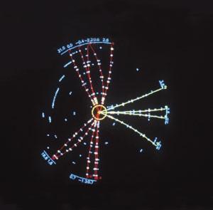 Gluon Gluon Güçlü etkileşmelerin aracı parçacığı, 1979 yılında DESY'de deneylerde (TASSO)