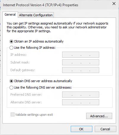 Aç) öğesine tıklayın. b) Başlat menüsünden Settings (Ayarlar) > Network & Internet (Ağ ve Internet) > Ethernet > Network and Sharing Center (Ağ ve Paylaşım Merkezi) öğesine tıklayın. 2.