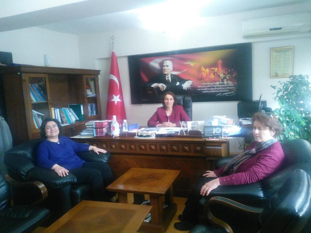 Fakülte Dekanımız Prof. Dr. Filiz Nurhan ÖLMEZ ile Geleneksel Türk El Sanatları Bölüm Başkanımız Prof Dr.