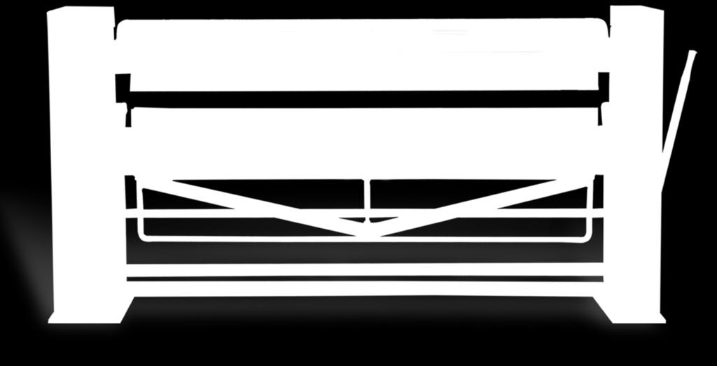 steel Rear gauge range system appropriate for narrow and thin plate cutting Angled bottom and up blades providing critical and proper cutting Front miter suitable for angled plate cutting and