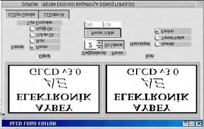 5) GLCD PROGRAMLAYICI LE RES M, KON, OK OLU TURMAK Aybey Elektronik GLCD 3. version sonrası ürünlerinde yeni özellikler sundu.