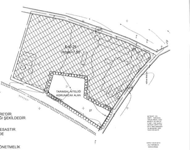 1/1000 YÜRÜRLÜK UYGULAMA İMAR PLANI GEREKÇE Bursa İli, İnegöl İlçesi, Süpürtü Mahallesi nde mevcutta üzerinde kesimhane, soğuk hava deposu, rendering ve müştemilat birimlerinin yer aldığı alanın ilk