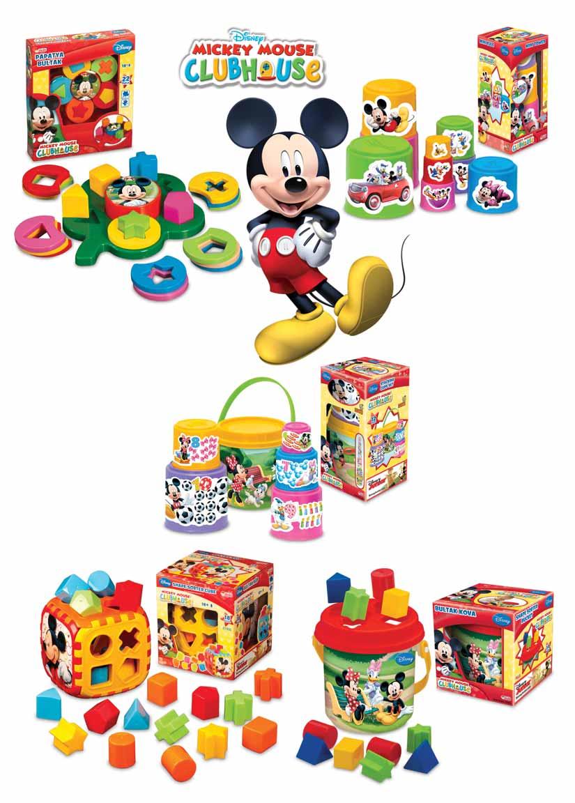 120*120*230 01914 01934 295*65*340 MICKEY MOUSE M N KULE Mickey Mouse Mini Tower 600*360*480 30 0.12 MICKEY MOUSE PAPATYA BULTAK Mickey Mouse Daisy Shape Sorter 515*355*605 16 0.