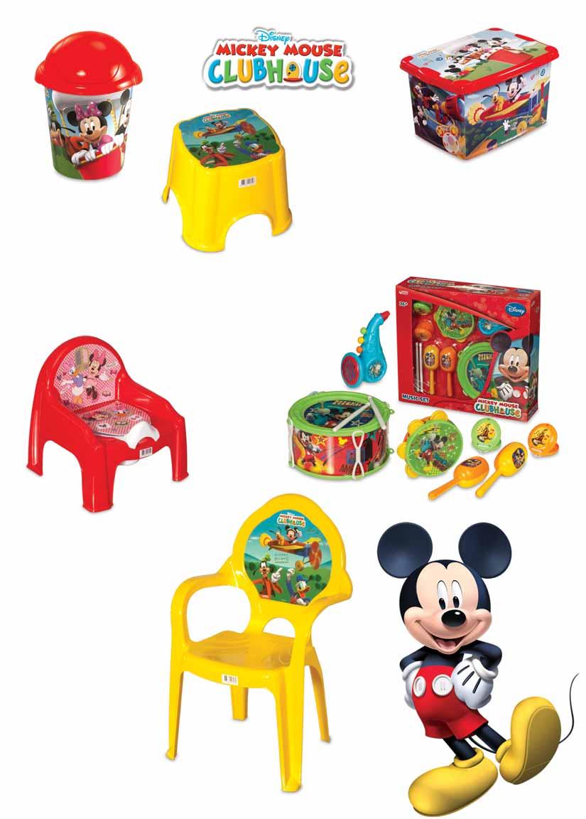 01635 290*390*240 01660 260ø*350 MICKEY MOUSE DECOBOX 20lt Mickey Mouse Decobox 20lt 610*420*560 16 0.15 MICKEY MOUSE DECOÇÖP (KAPAKLI) Mickey Mouse Decobin (with cover) 470*480*510 16 0.