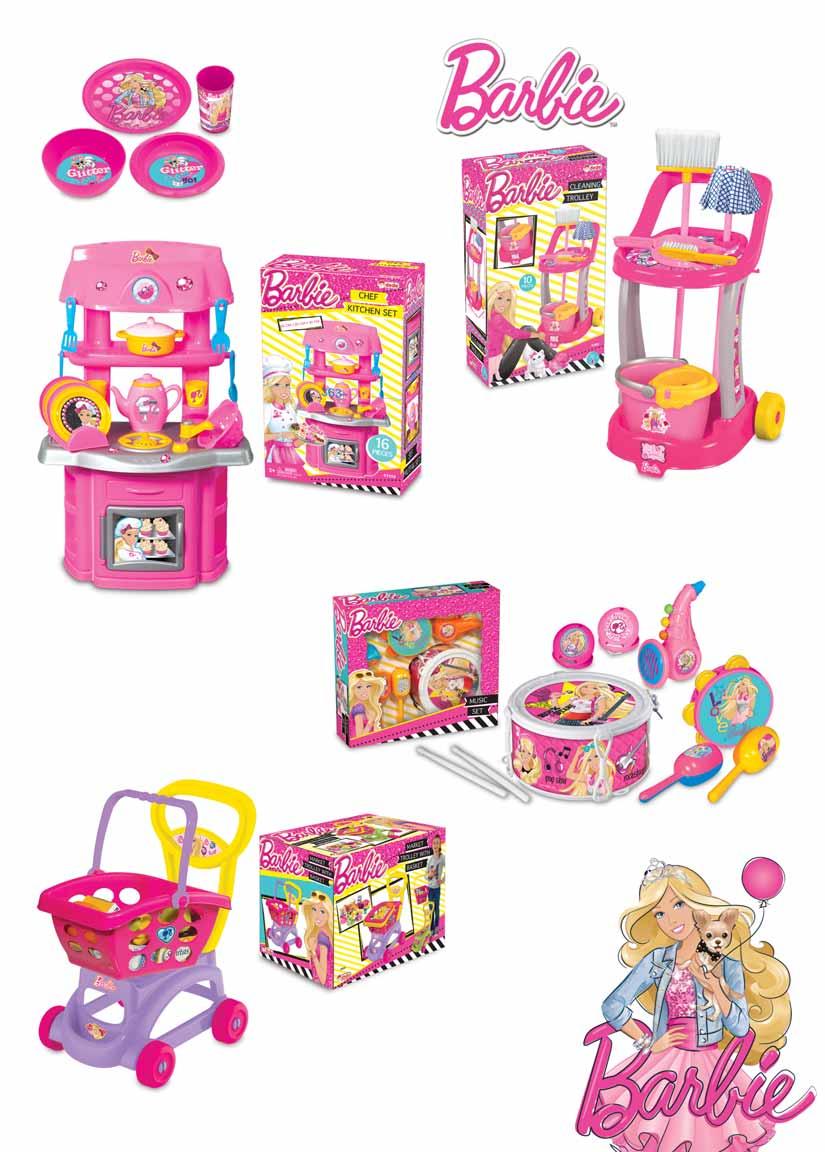 190*260*120 BARBIE TABAK BARDAK SET Barbie Table Ware Set 560*505*525 03056 24 0.16 470*320*370 01970 BARBIE TEM ZL K ARABASI Barbie Cleaning Trolley 655*605*575 8 0.