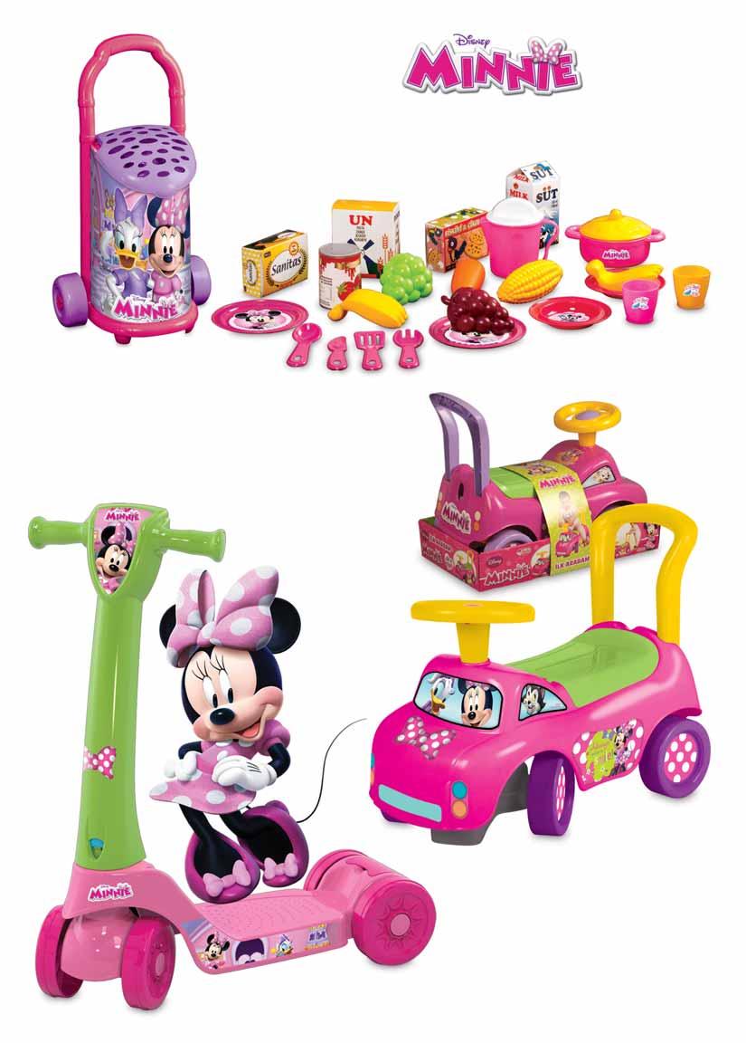 01977 310*210*570 MINNIE MOUSE PAZAR ARABASI (25 parça) Minnie Mouse Bazaar Trolley (25 pcs) 595*415*780 8 0.