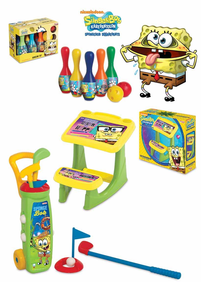 01600 170*340*250 SUNGERBOB BOWL NG SET Spongebob Bowling Set 680*350*765 12 0.