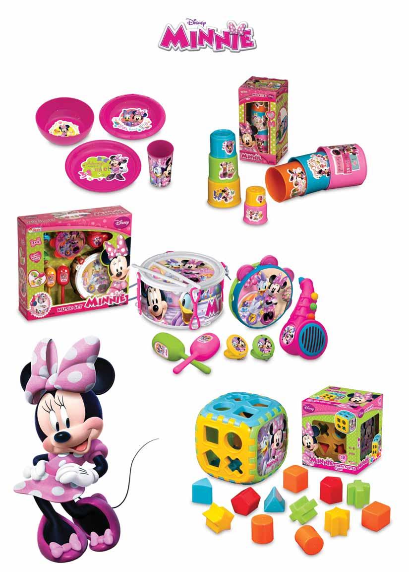 190*260*120 03060 MINNIE MOUSE TABAK BARDAK SET Minnie Mouse Table Ware Set 560*505*525 24 0.16 120*120*230 01913 MINNIE MOUSE M N KULE Minnie Mouse Mini Tower 600*360*480 30 0.