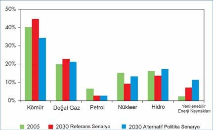 Dünya birincil enerji gereksiniminin 2005-2030 arasında %55 artacağı, yıllık ortalama artışın ise %1,8 olacağı öngörülmüştür.