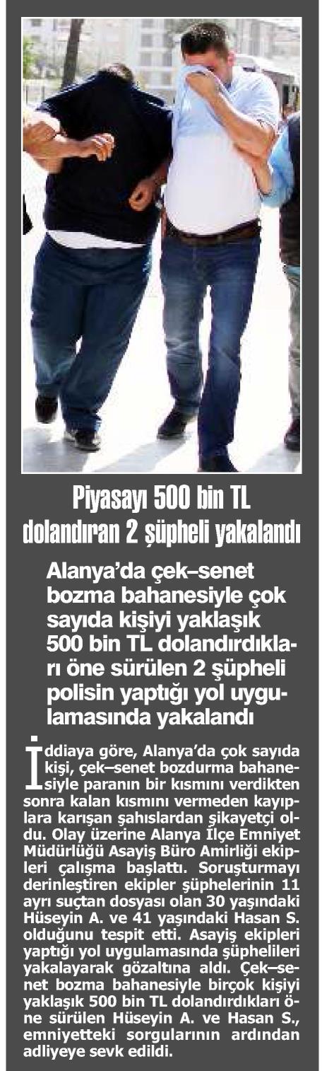 ALANYA POSTASI Tarih : 3.5.