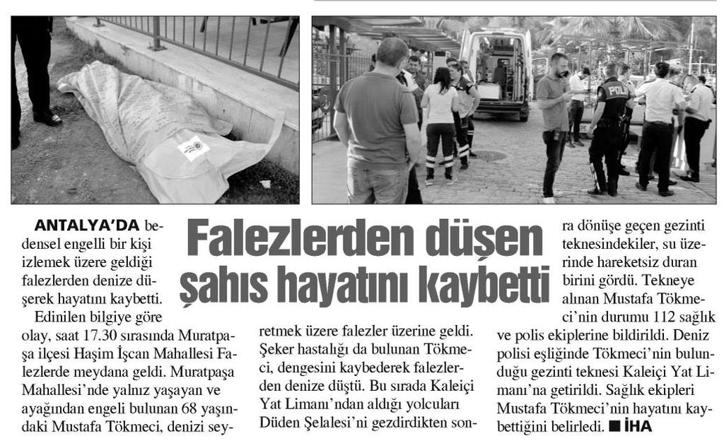 HÜRSES ANTALYA Tarih : 3.5.2017 HAFTADA 6 GÜN YERE.