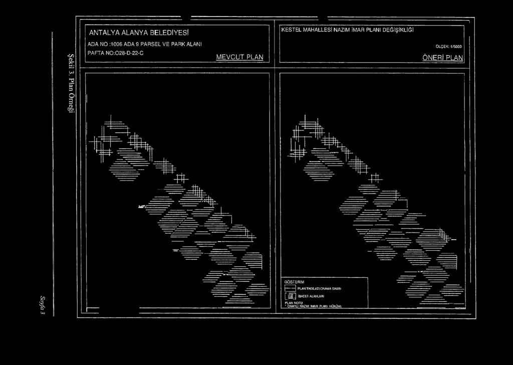 Plan Örneği ADA NO :1006 ADA 9 PARSEL VE PARK ALANI PAFTA N0:028-D-22-C