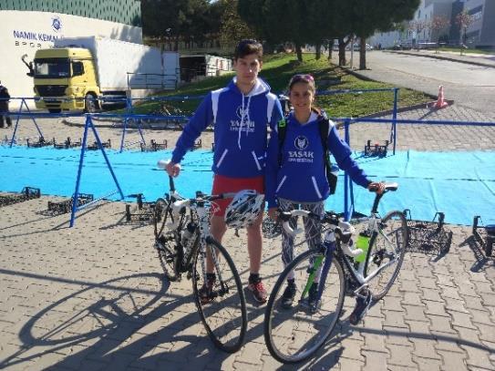 Triatlon: Türkiye Üniversite Sporları Federasyonu tarafından 25 Nisan 2017 tarihinde Koç Spor Fest kapsamında düzenlenen