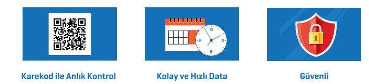 e-müstahsil Makbuzu e-müstahsil Makbuzu üzerinde yer alması zorunlu olan karekod ile anlık doğrulama yapılabilecek e-müstahsil Makbuzu ile tüm geçmiş makbuzlarınıza tek tıkla ulaşabilir, dijital