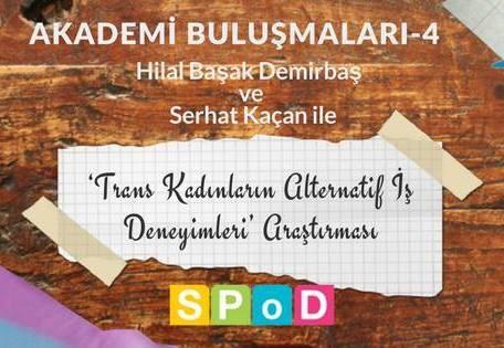 SPoD LGBTİ, Akademi Buluşmaları nın Dördüncüsünü Gerçekleştirdi SPoD LGBTİ Akademi Buluşmaları nın dördüncüsü, 28 Ocak Cumartesi günü, SPoD Salon'da gerçekleştirildi.