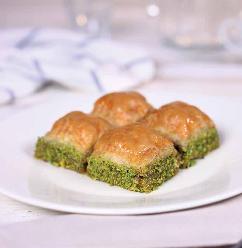 BAKLAVA PISTACHIO & WALNUT BAKLAVA FISTIKLI & CEVİZLİ BAKLAVA Code: 88 Fıstıklı Baklava With Pistachio Code: 0037 Cevizli Baklava With