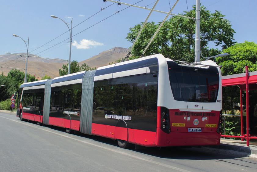 Coated with steel and cataphoresis, high resistance chassis property of Trambus is regarded as one of the advantageous features of the vehicle.